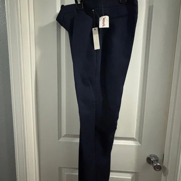 Women’s Dark Blue Business Casual Pants - Picture 1 of 4